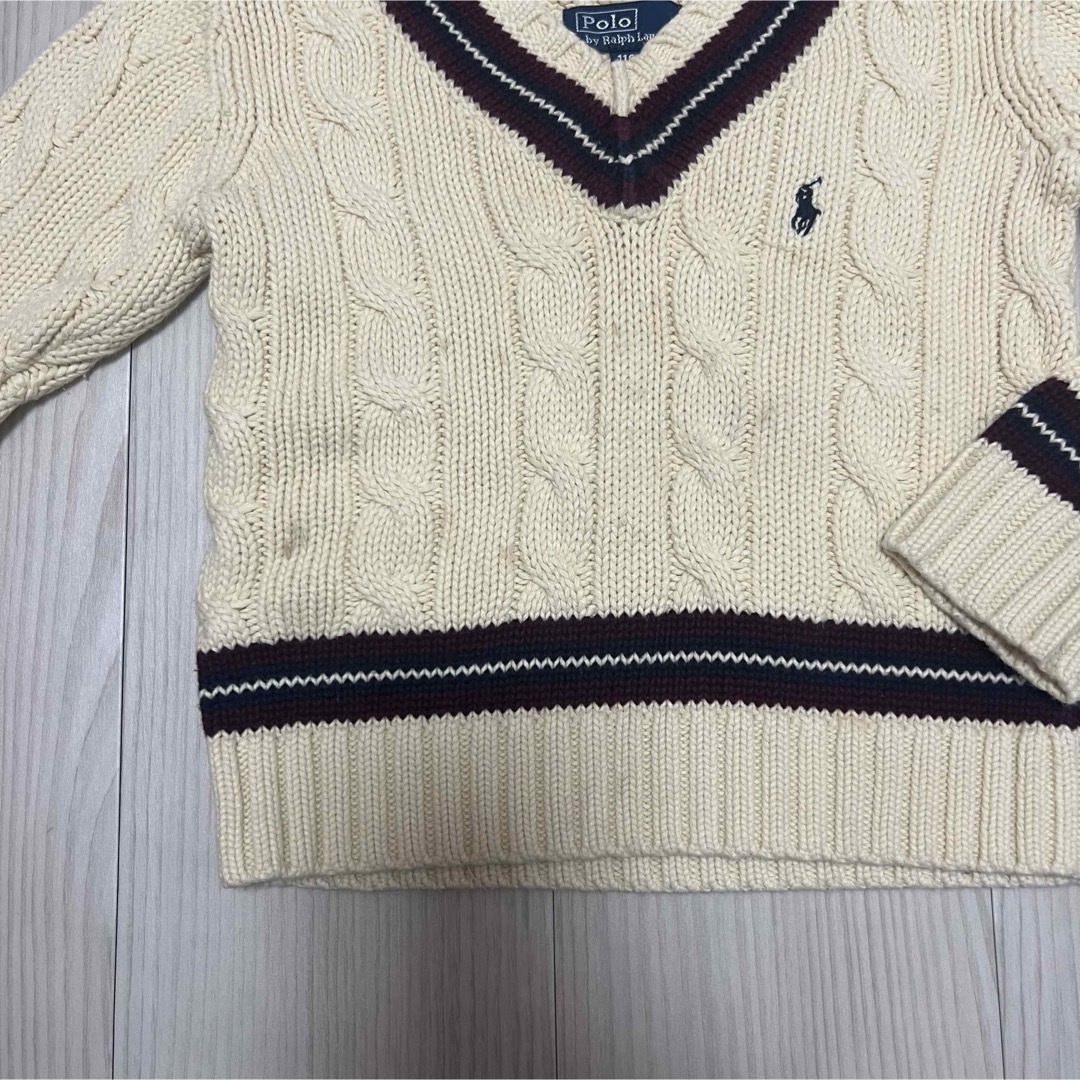 POLO RALPH LAUREN(ポロラルフローレン)のポロ ラルフローレン ニット 110 キッズ/ベビー/マタニティのキッズ服女の子用(90cm~)(ニット)の商品写真