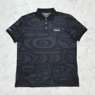 POLO SPORT ポロスポーツ　総柄　ポロシャツ　メンズ M