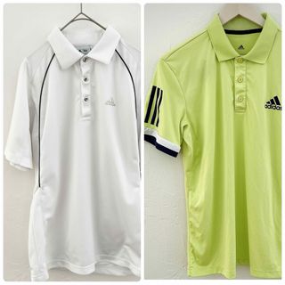 アディダス(adidas)のadidas アディダスゴルフ ゴルフウエア　ポロシャツ　M 半袖　2枚セット(ウエア)