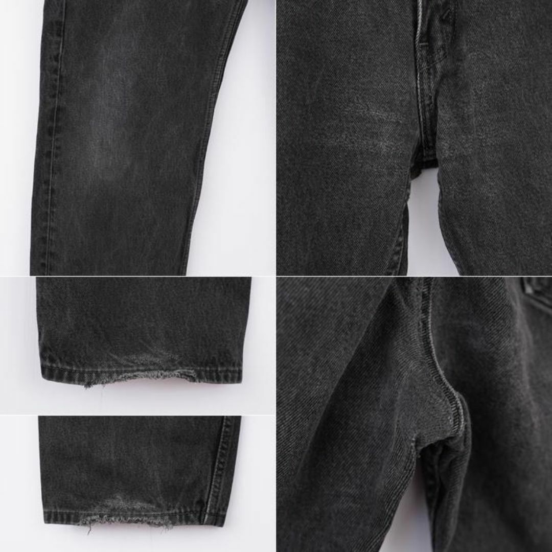 Levi's(リーバイス)のリーバイス505 Levis W38 ブラックデニム 黒 ストレート 9098 メンズのパンツ(デニム/ジーンズ)の商品写真