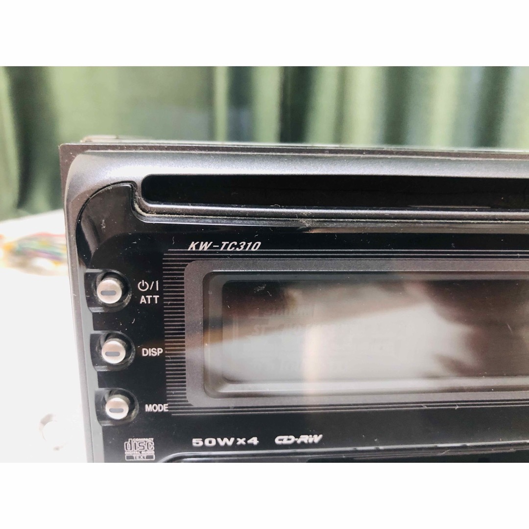 KENWOOD(ケンウッド)の◾️KENWOOD KW-TC310 カーステレオ　AUX CD カセット 自動車/バイクの自動車(カーオーディオ)の商品写真