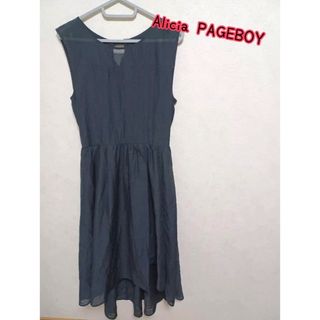 PAGEBOY - 8: alicia PAGEBOY ページボーイ 黒ワンピース 結婚式