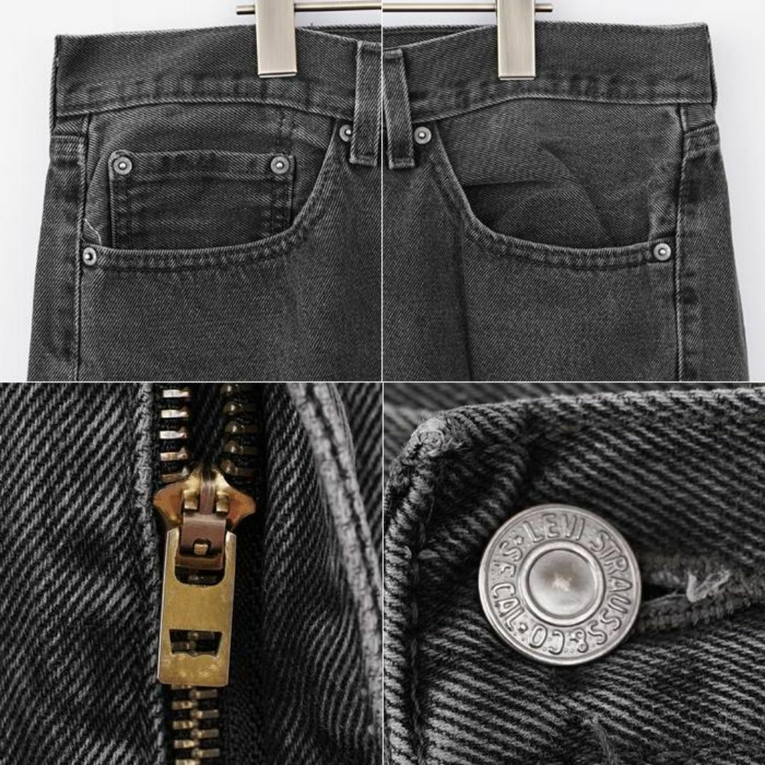 Levi's(リーバイス)のリーバイス505 Levis W38 ブラックデニム 黒 ストレート 9095 メンズのパンツ(デニム/ジーンズ)の商品写真