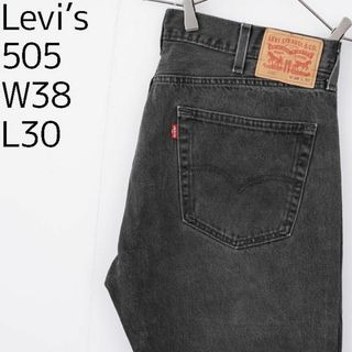 リーバイス(Levi's)のリーバイス505 Levis W38 ブラックデニム 黒 ストレート 9095(デニム/ジーンズ)