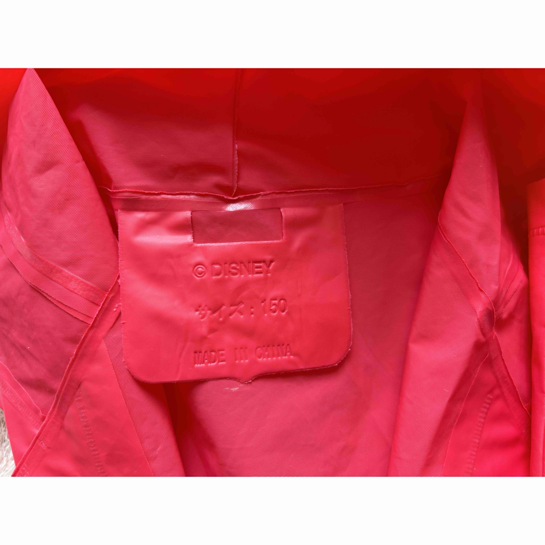 Disney(ディズニー)のディズニー ミニー柄 レインコート ポンチョ 150サイズ ミニーカッパ レディースのジャケット/アウター(その他)の商品写真