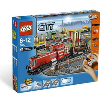 Lego - レゴ シティ 3677 レッドカーゴトレイン