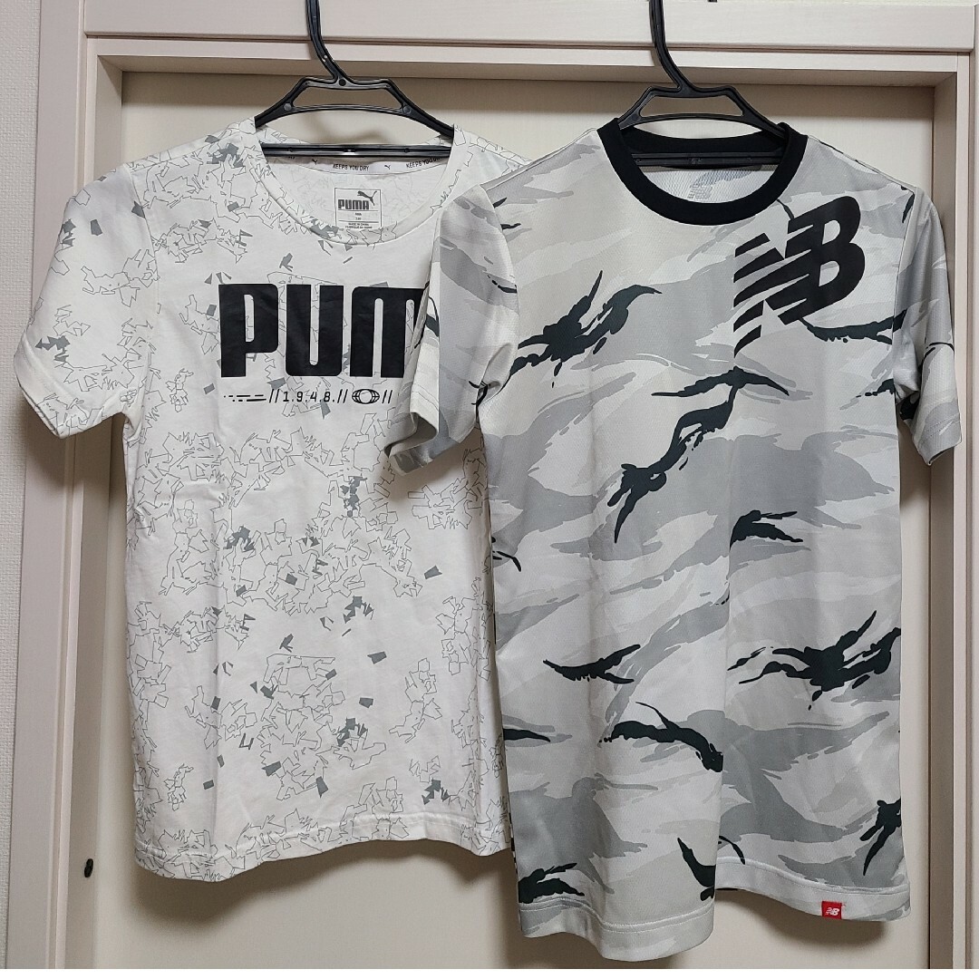 PUMA(プーマ)の専用】半袖Tシャツ  150cm  PUMA  newbalance キッズ/ベビー/マタニティのキッズ服男の子用(90cm~)(Tシャツ/カットソー)の商品写真