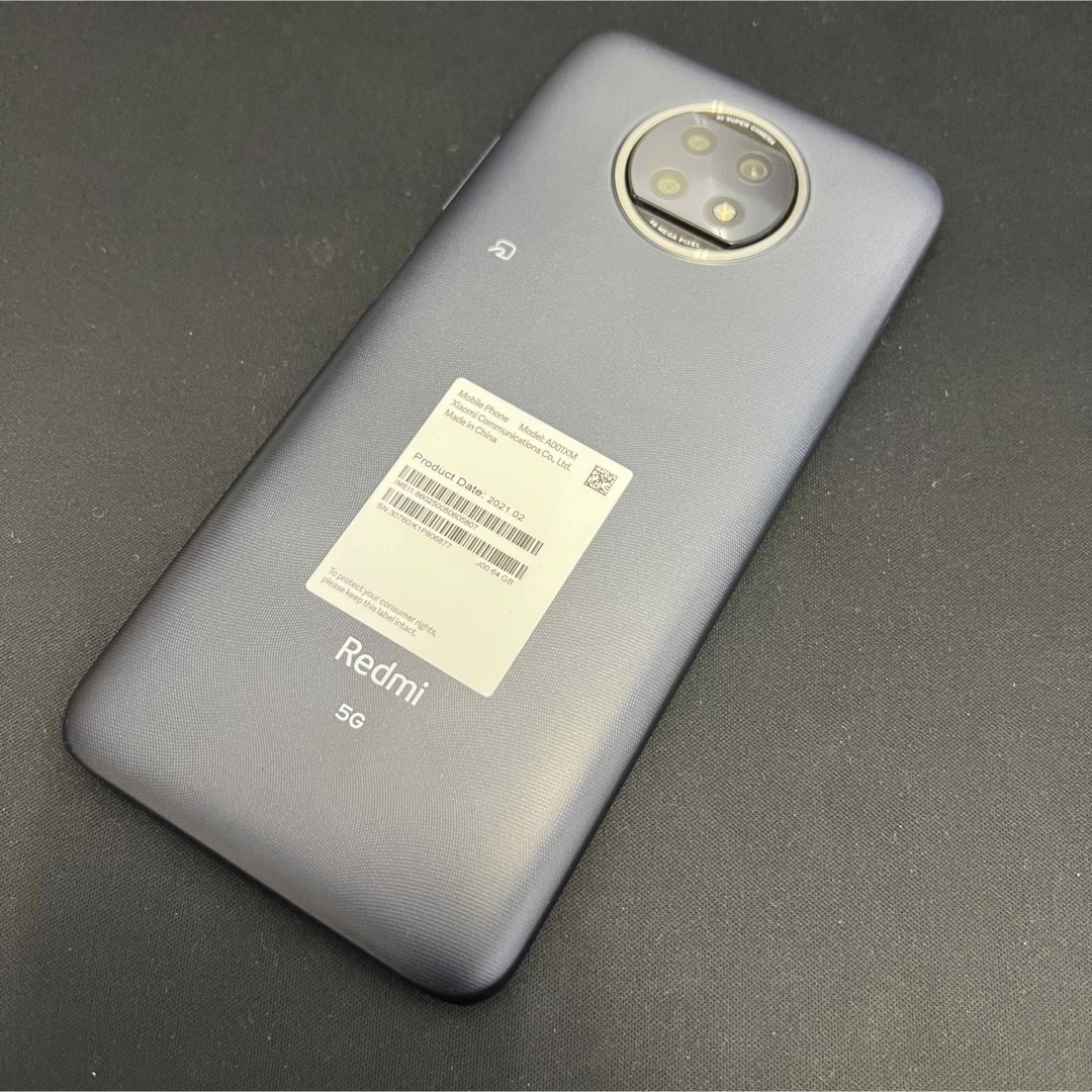 Xiaomi Redmi note 9T ナイトフォールブラック スマホ/家電/カメラのスマートフォン/携帯電話(スマートフォン本体)の商品写真