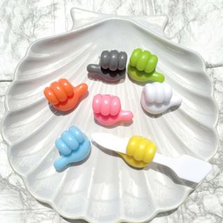 ☆7個セット☆ スパチュラ 置き 収納 ウォールフック いいね メイク 化粧品(その他)