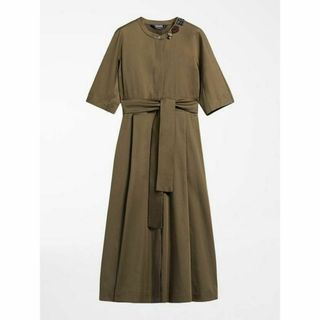 エスマックスマーラ('S Max Mara)の新品 'S Max Mara コットン サテン ドレス 定価11万円(ロングワンピース/マキシワンピース)