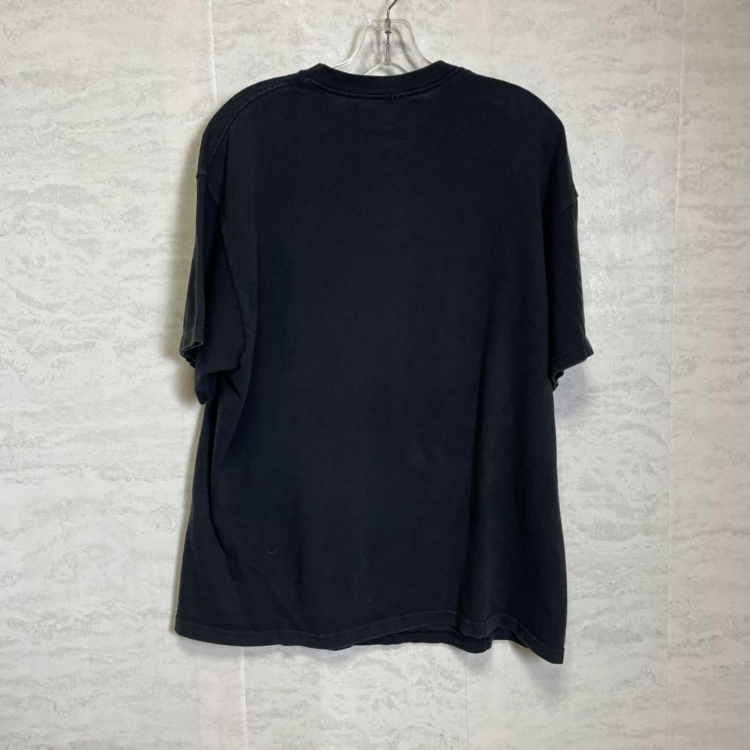 アングリーバード　半袖Ｔシャツ　サイズＸＬ　黒ブラック　コットン　メンズ古着 メンズのトップス(Tシャツ/カットソー(半袖/袖なし))の商品写真