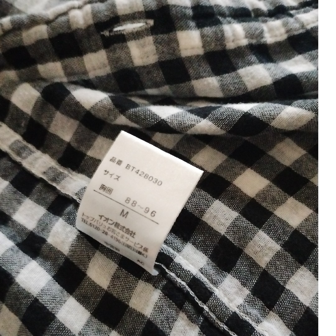 AEON(イオン)のメンズ　半袖　シャツ　チェック　M メンズのトップス(シャツ)の商品写真