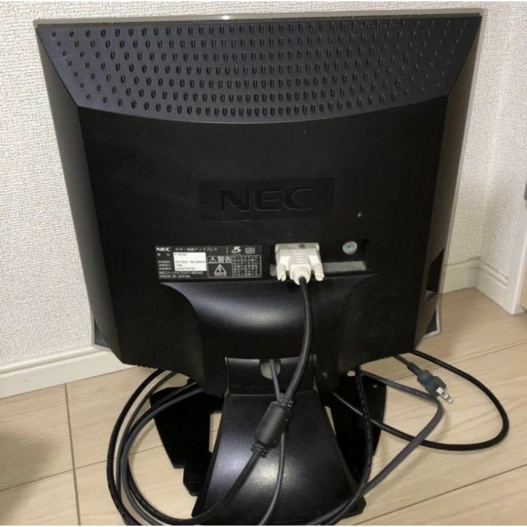 NEC カラー液晶ディスプレイ　ジャンク　液晶モニター　PC用ディスプレイ スマホ/家電/カメラのテレビ/映像機器(その他)の商品写真