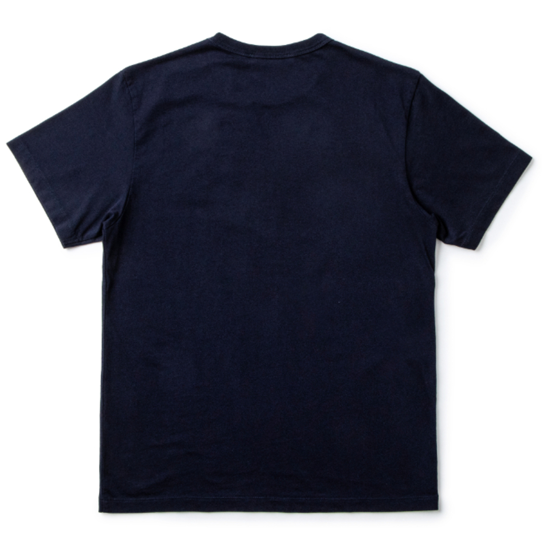 MAISON KITSUNE'(メゾンキツネ)のメゾンキツネ/MAISON KITSUNE シャツ メンズ CHILLAX FOX PATCH CLASSIC TEE-SHIRT Tシャツ NAVY  GU00154KJ0010-0001-P480 メンズのトップス(Tシャツ/カットソー(半袖/袖なし))の商品写真