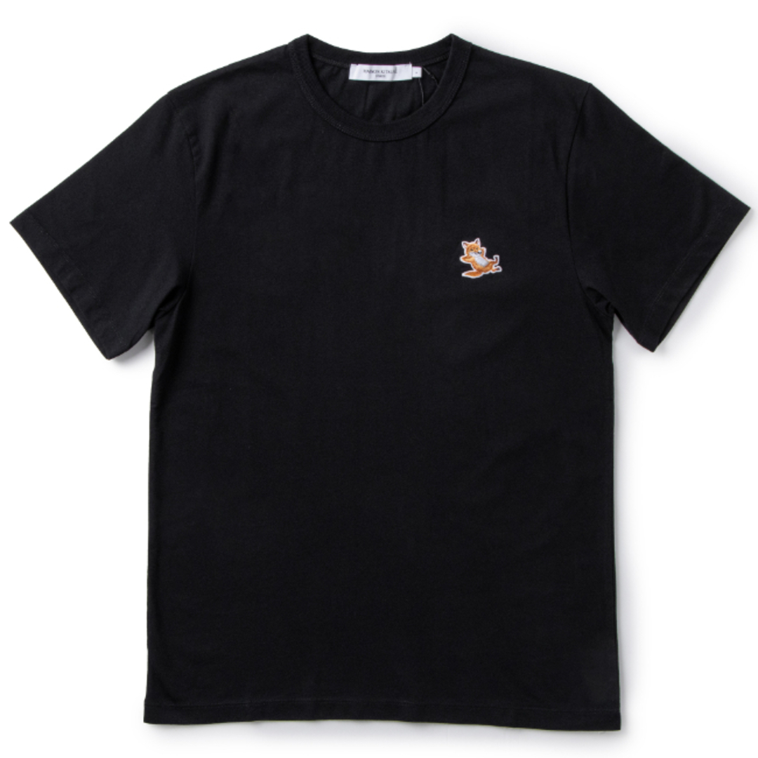 MAISON KITSUNE'(メゾンキツネ)のメゾンキツネ/MAISON KITSUNE シャツ メンズ CHILLAX FOX PATCH CLASSIC TEE-SHIRT Tシャツ BLACK  GU00154KJ0010-0001-P199 メンズのトップス(Tシャツ/カットソー(半袖/袖なし))の商品写真