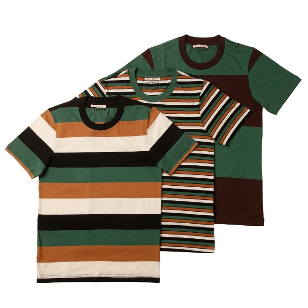 MARNI - マルニ/MARNI シャツ メンズ S/S T-SHIRT Tシャツ/カットソー METAL BROWN HUMU0151EX-UTC175-STM95 _0410ff