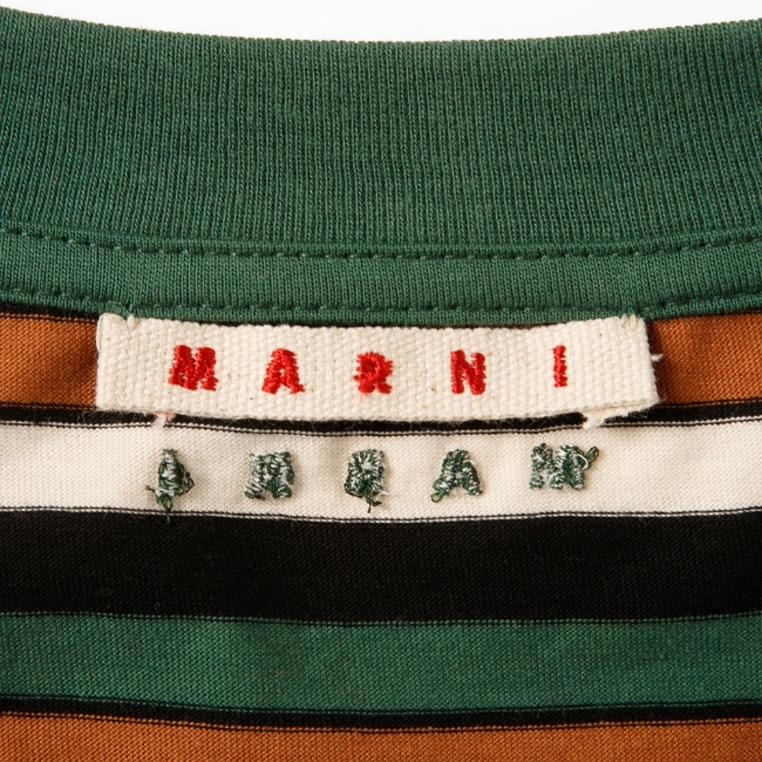 Marni(マルニ)のマルニ/MARNI シャツ メンズ S/S T-SHIRT Tシャツ/カットソー METAL BROWN HUMU0151EX-UTC175-STM95 _0410ff メンズのトップス(Tシャツ/カットソー(半袖/袖なし))の商品写真