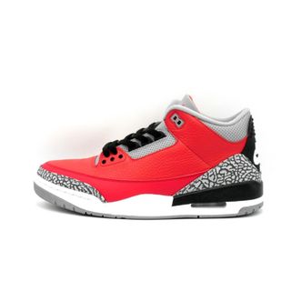 ナイキ(NIKE)のナイキ NIKE ■ 【 AIR JORDAN 3 RETRO SE Unite Fire Red CK5692 600 】 エア ジョーダン 3 レトロ ユナイト ファイヤー レッド スニーカー　h0759(スニーカー)