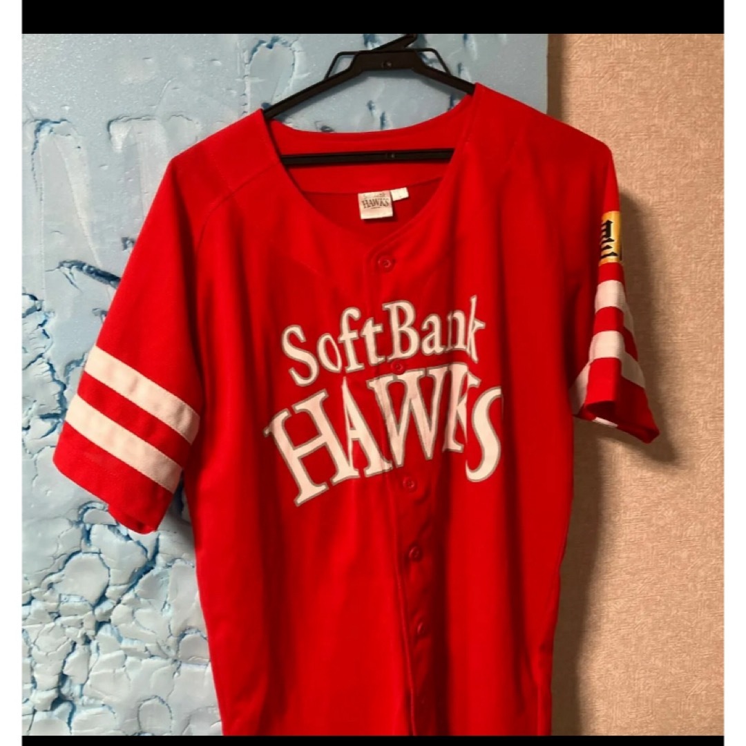 福岡ソフトバンクホークス　鷹祭り　ユニフォーム　Lサイズ メンズのトップス(Tシャツ/カットソー(半袖/袖なし))の商品写真