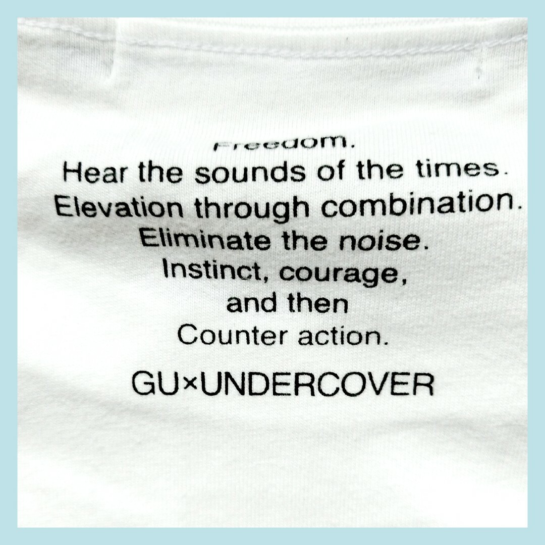 UNDERCOVER(アンダーカバー)のGU UNDERCOVER　ディズニー　魔女Tシャツ　ホワイト　L メンズのトップス(Tシャツ/カットソー(半袖/袖なし))の商品写真