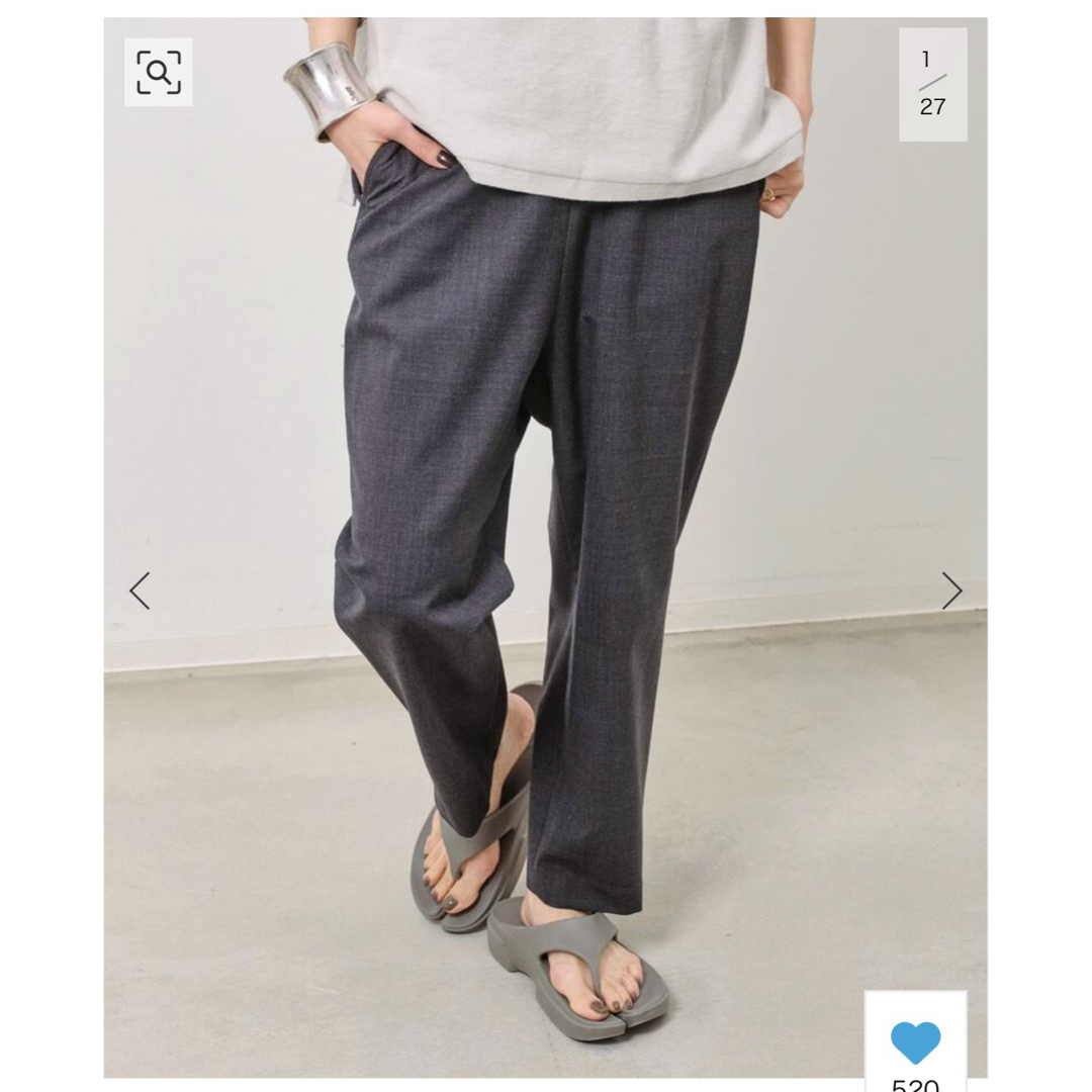 L'Appartement DEUXIEME CLASSE(アパルトモンドゥーズィエムクラス)のL'Appartement Relax Pants36 レディースのパンツ(カジュアルパンツ)の商品写真