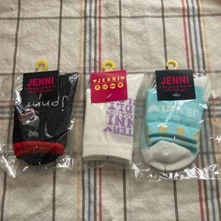 ジェニィ(JENNI)の新品☆ジェニー　靴下　13〜15㎝　3足セット(靴下/タイツ)