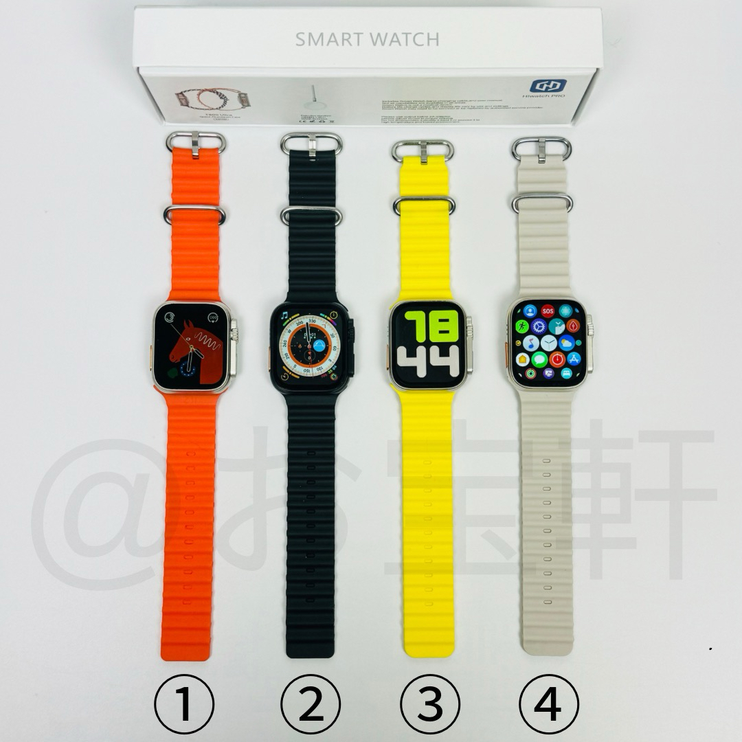 Watch 8 Ultraスマートウォッチ Bluetooth 通話機能 多機能 メンズの時計(腕時計(アナログ))の商品写真