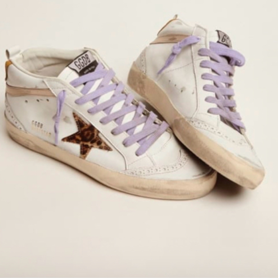 GOLDEN GOOSE(ゴールデングース)のGOLDEN GOOSE MID STAR レオパード柄37 レディースの靴/シューズ(スニーカー)の商品写真