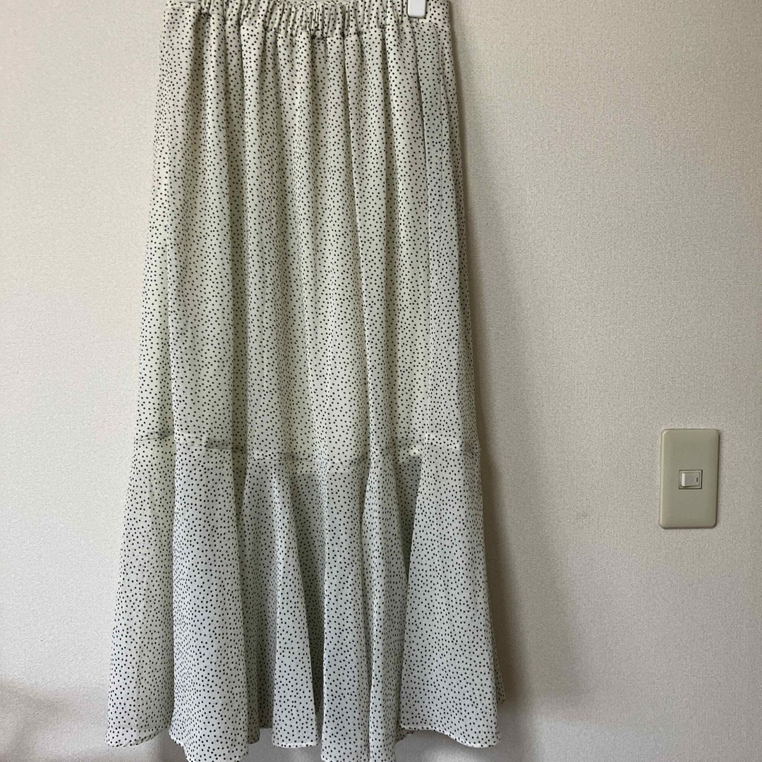 archives(アルシーヴ)のアルシーヴ マーメイドロングスカート 水玉 フリーサイズ レディースのスカート(ロングスカート)の商品写真