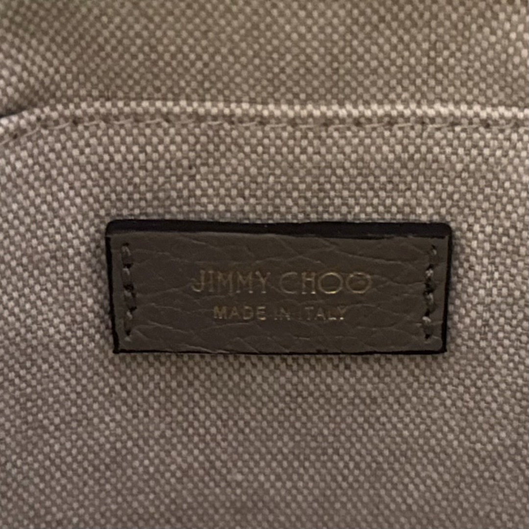 JIMMY CHOO(ジミーチュウ)の【未使用級】JIMMY CHOO グレージュ レザー 2WAY ハンドバッグ レディースのバッグ(ハンドバッグ)の商品写真