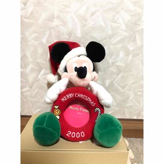 ディズニー(Disney)のミッキーマウスフォトフレーム付きぬいぐるみ(ぬいぐるみ)