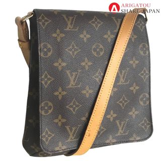 ルイヴィトン(LOUIS VUITTON)のLOUIS VUITTON ルイヴィトン ミュゼット サルサ ショート スリングバッグ ショルダーバッグ レディース モノグラムキャンバス ブラウン 斜め掛け 肩掛け 茶色 M51258 中古品【鑑定済】(ショルダーバッグ)