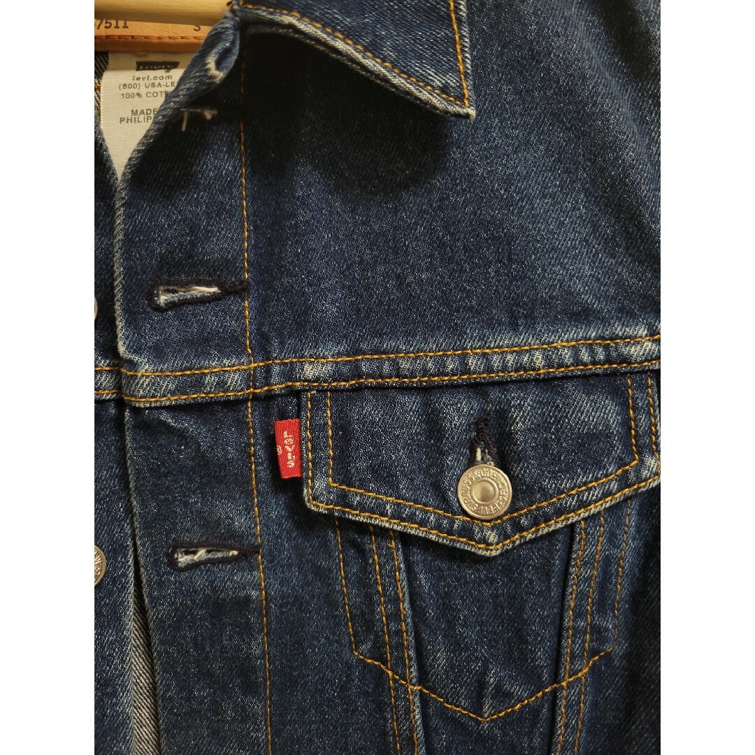 Levi's(リーバイス)のリーバイス　デニムジャケット　S レディースのジャケット/アウター(Gジャン/デニムジャケット)の商品写真