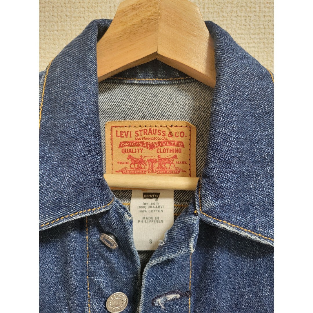 Levi's(リーバイス)のリーバイス　デニムジャケット　S レディースのジャケット/アウター(Gジャン/デニムジャケット)の商品写真