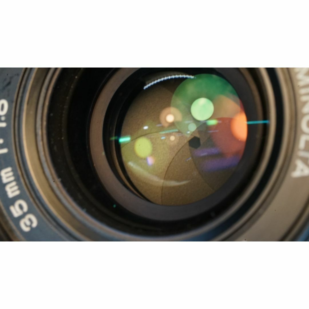 KONICA MINOLTA(コニカミノルタ)の8797 打痕有 MINOLTA MD W.ROKKOR 35mm 1.8 スマホ/家電/カメラのカメラ(レンズ(単焦点))の商品写真
