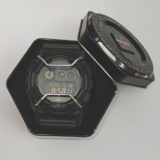 CASI G-SHOCK GD-120MB-1 ミリタリーブラック 腕時計 中古(腕時計(デジタル))