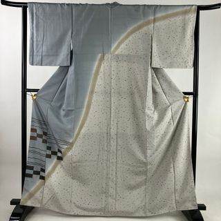 訪問着 身丈165cm 裄丈64cm 正絹 美品 名品 【中古】(着物)