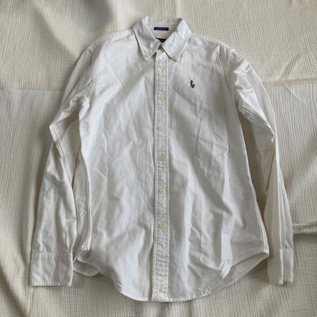 POLO RALPH LAUREN(ポロラルフローレン)のRalph  Lauren 白　シャツ　150 キッズ/ベビー/マタニティのキッズ服男の子用(90cm~)(ブラウス)の商品写真