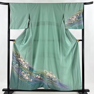 訪問着 身丈155cm 裄丈66cm 正絹 秀品 【中古】(着物)