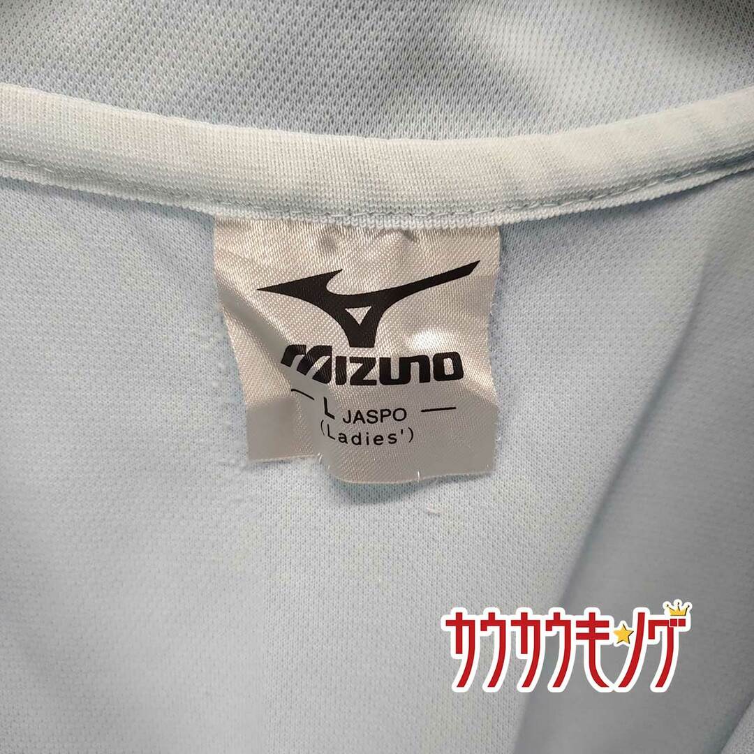 MIZUNO(ミズノ)のミズノ 半袖シャツ 卓球ウェア ユニフォーム JTTA ポロシャツ L ライトブルー レディース MIZUNO スポーツ/アウトドアのスポーツ/アウトドア その他(卓球)の商品写真