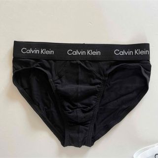 カルバンクライン(Calvin Klein)のカルバンクライン　メンズビキニ　S(XS) ブラック　白ブリーフ　男性インナー(その他)