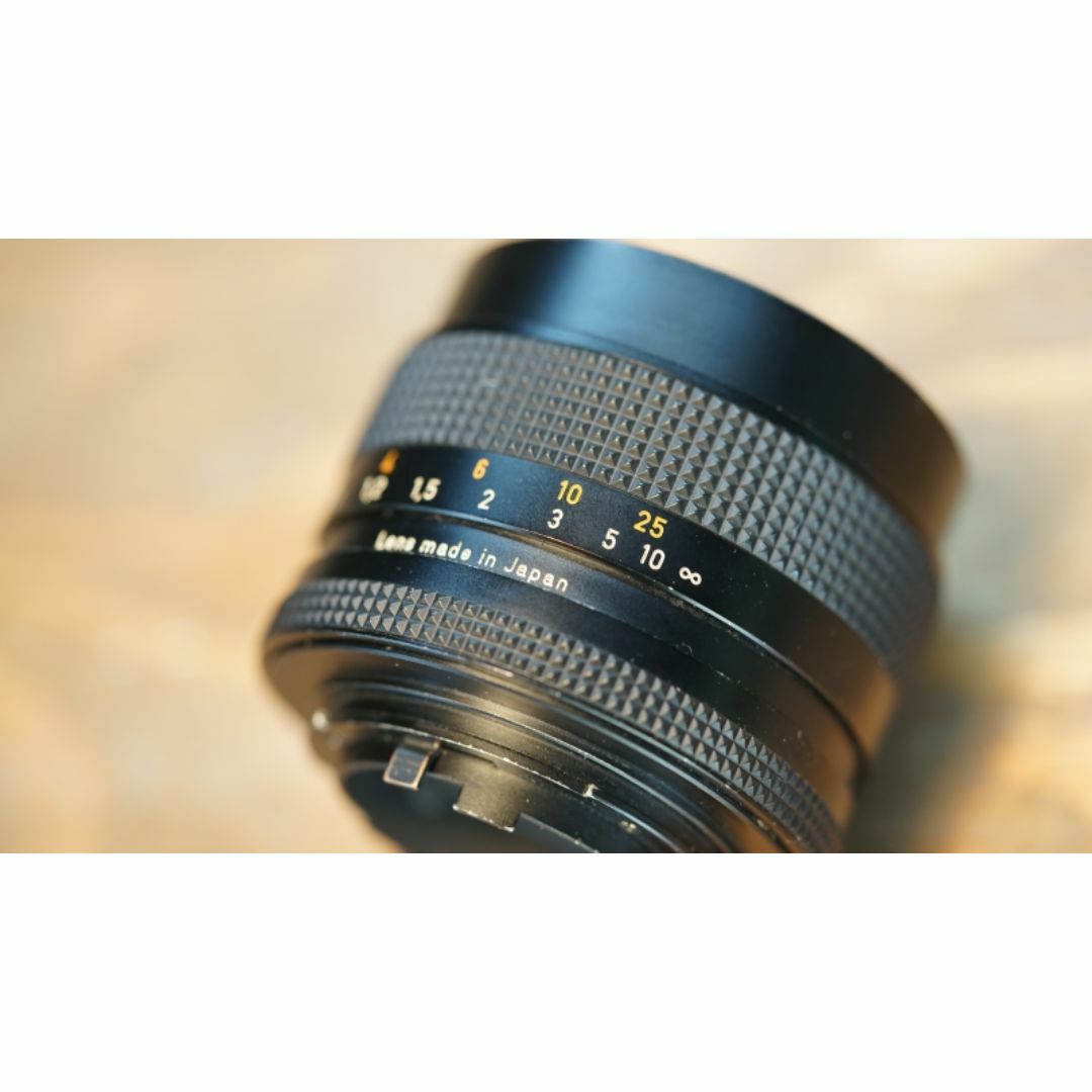 CONTAX(コンタックス)の8801 やや訳アリ Contax Planar 50mm 1.4 AEJ スマホ/家電/カメラのカメラ(レンズ(単焦点))の商品写真