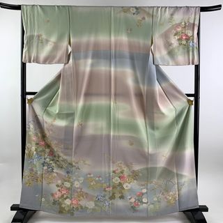 訪問着 身丈162.5cm 裄丈67cm 正絹 美品 秀品 【中古】(着物)