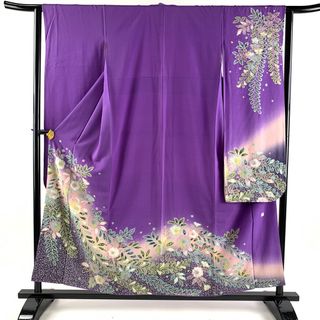 振袖 身丈155cm 裄丈61.5cm 正絹 秀品 【中古】(着物)