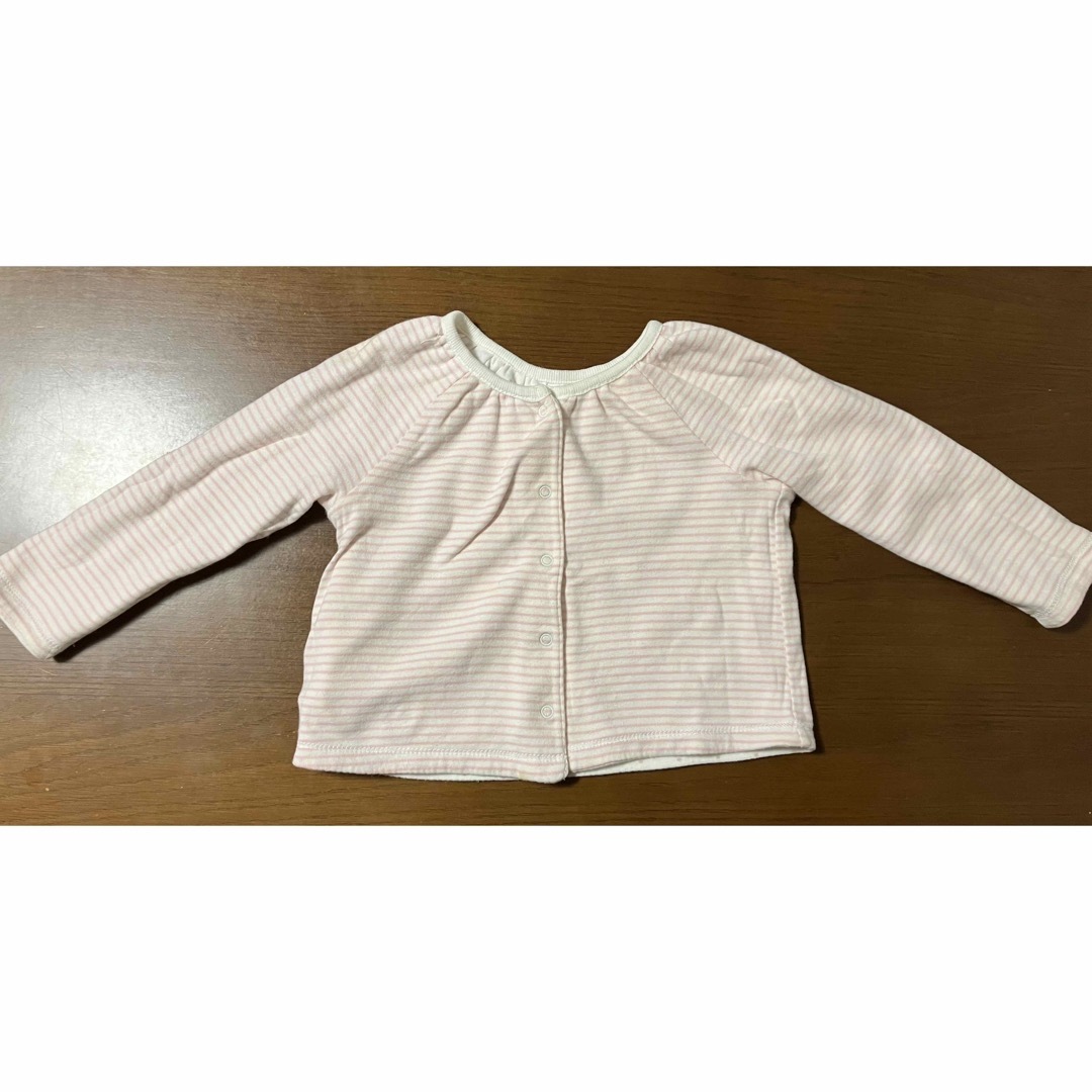 GAP(ギャップ)のGAP リバーシブル　カーディガン　パーカー キッズ/ベビー/マタニティのベビー服(~85cm)(カーディガン/ボレロ)の商品写真