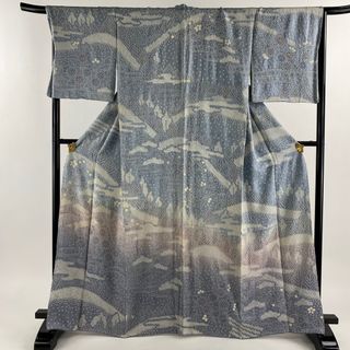 訪問着 身丈164cm 裄丈67cm 正絹 秀品 【中古】(着物)