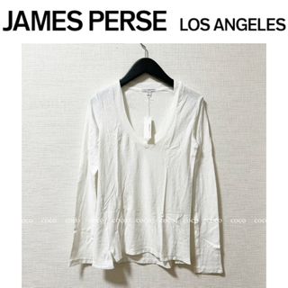 JAMES PERSE - ◆新品正規品◆ジェームスパース◆ロングTシャツ　カットソー白WHITE