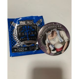 ワンピース(ONE PIECE)のワンピース　白ひげ　缶バッジ　輩　スポーツ(バッジ/ピンバッジ)