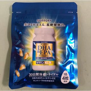 サントリー(サントリー)の新品未開封】サントリー　DHA&EPA+セサミンEX　(120粒入り)(その他)