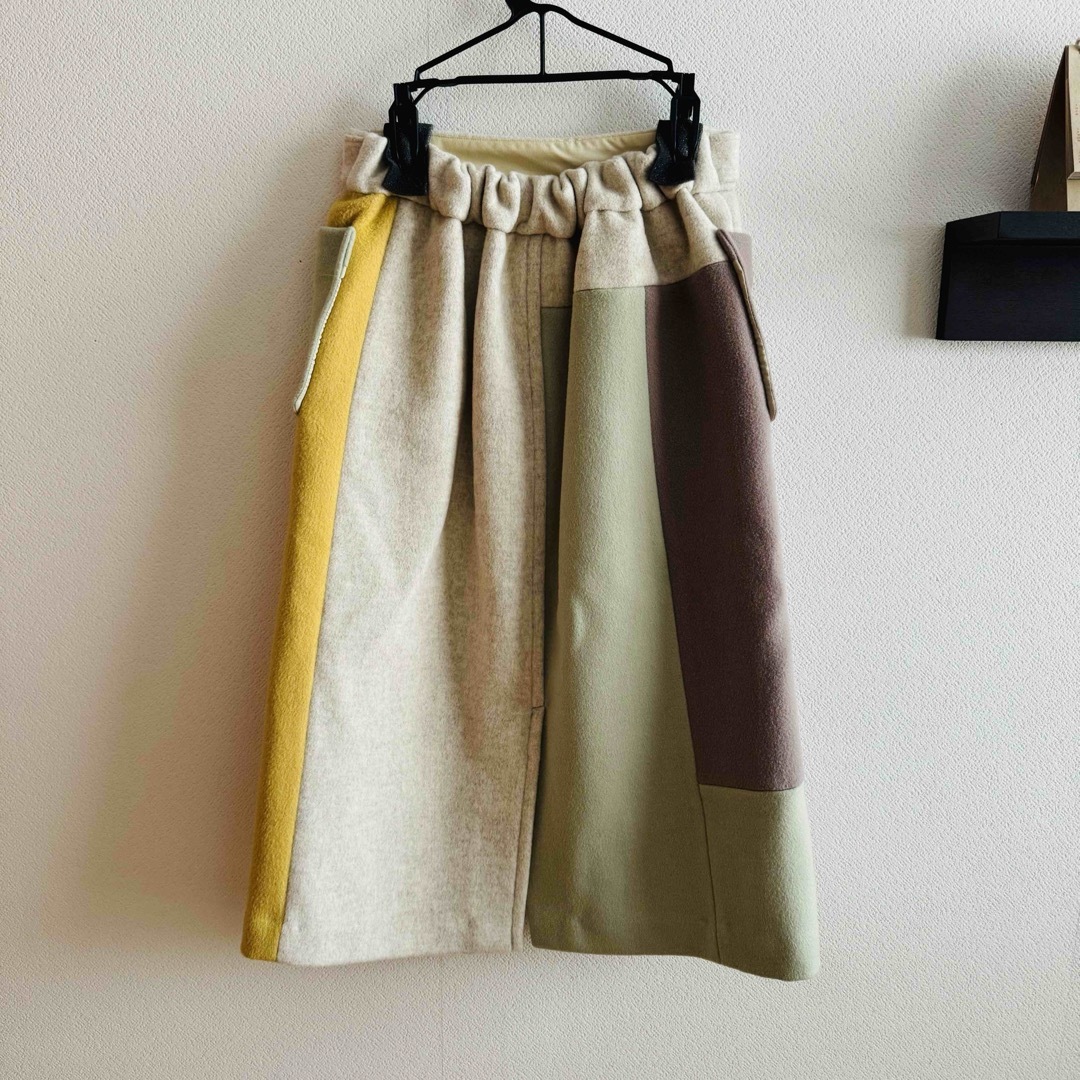 BLANC(ブラン)の匿名配送 パステルカラー スカート レディースのスカート(ひざ丈スカート)の商品写真